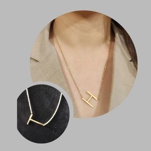 "T" Initial Necklace 316L Stainless Steel